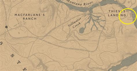 Red Dead Redemption 2 gang hideouts map - all gang hideouts locations - VG247