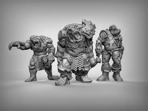Zombie Orcs Resin 3D Models for Dungeons & Dragons Board Rpgs - Etsy