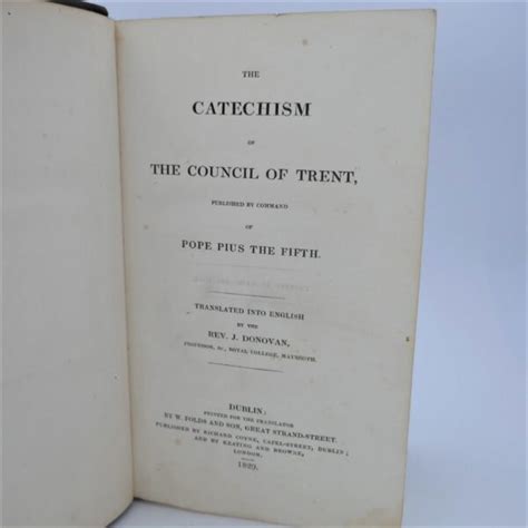 The Catechism of the Council of Trent (1829) - Ulysses Rare Books