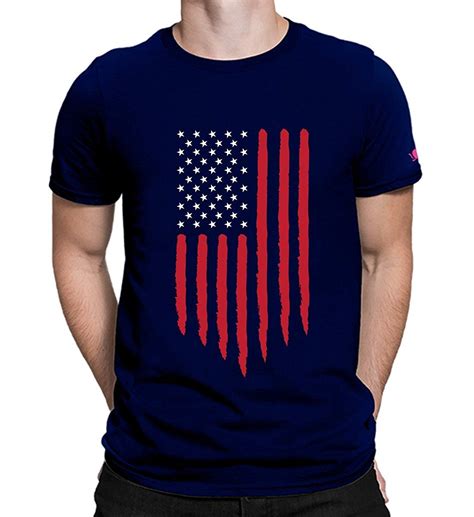 Graphic Printed T-Shirt for Men USA Flag T-Shirt