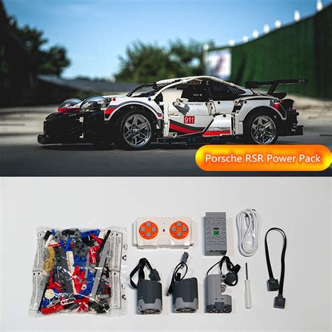 Buy ZJLA upgrade accessories for Lego Technic Porsche 911 RSR 42096,motors and remote control ...