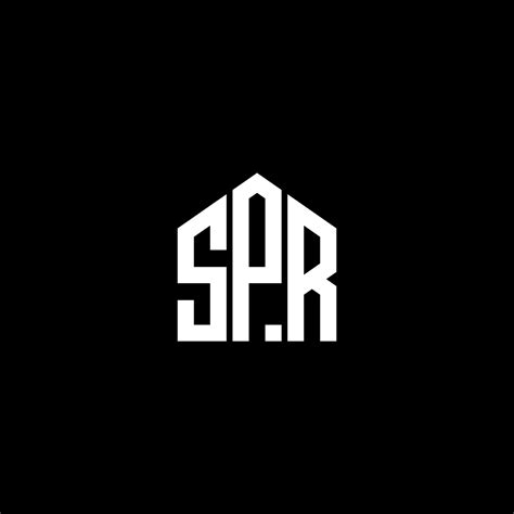 SPR letter design.SPR letter logo design on BLACK background. SPR ...