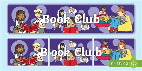 👉 Book Club Display Banner