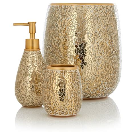 Stylish Gold Bathroom Accessories Collection - Home Sweet Home