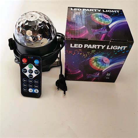 Disco Ball Disco Lights Party Lights Sound Activated Led 3w Rgb Dance ...