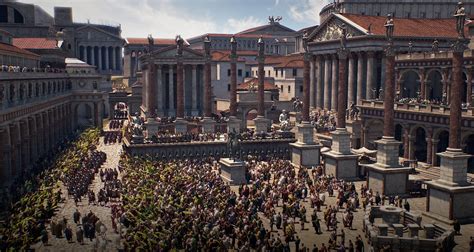 3D reconstruction of the Roman Forum circa 4th Century AD : r/ancientrome