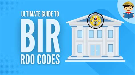 BIR RDO Codes 2022: Updated List of Revenue District Offices