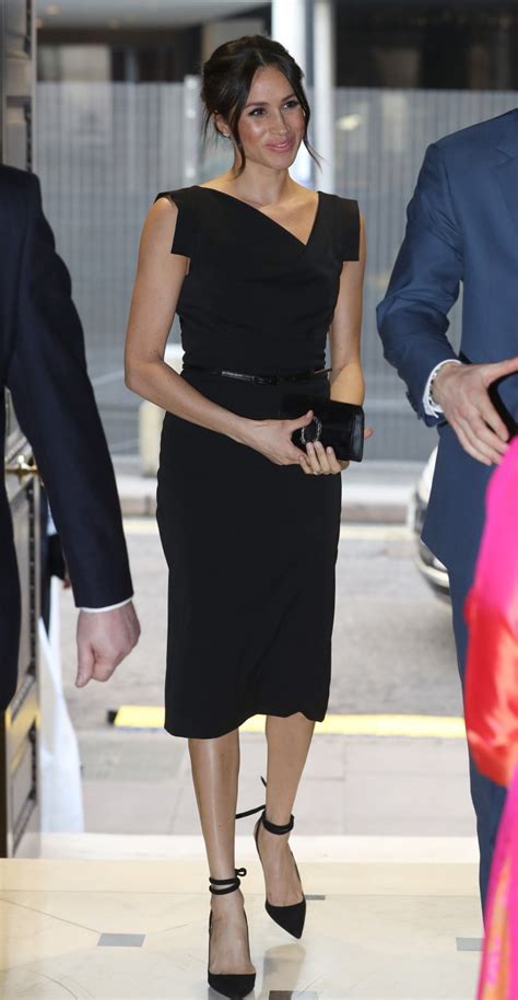 Meghan Markle's Black Halo Jackie O Dress Is a Celeb Favorite