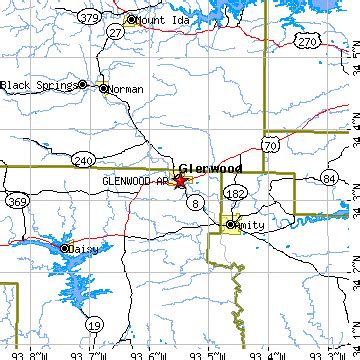 Glenwood, Arkansas (AR) ~ population data, races, housing & economy