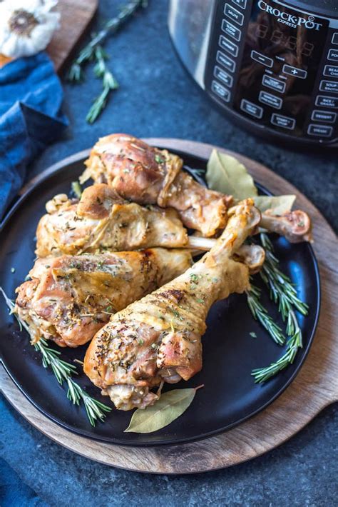 Pressure Cooker Herbed Turkey Legs: Whole30, Paleo, Keto, GF - Whole ...