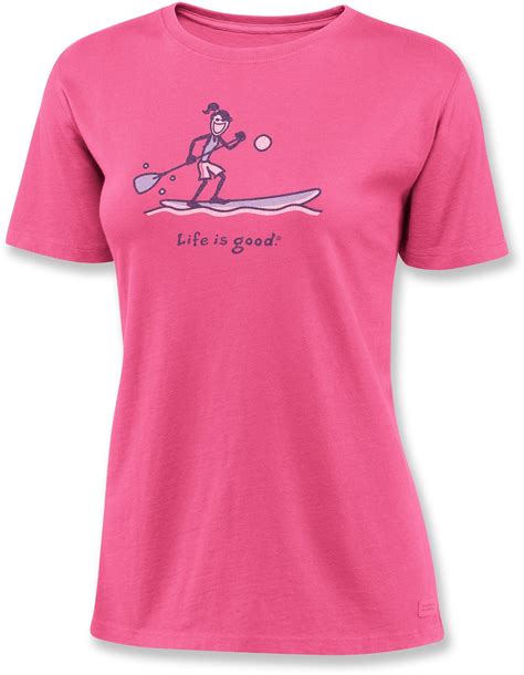 Life is good Jackie Paddle Board Crusher T-Shirt - Women's | T shirts ...