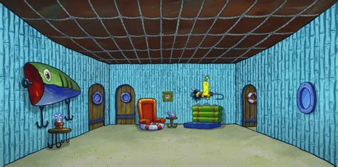 Sponge bob living room : zoombackgrounds