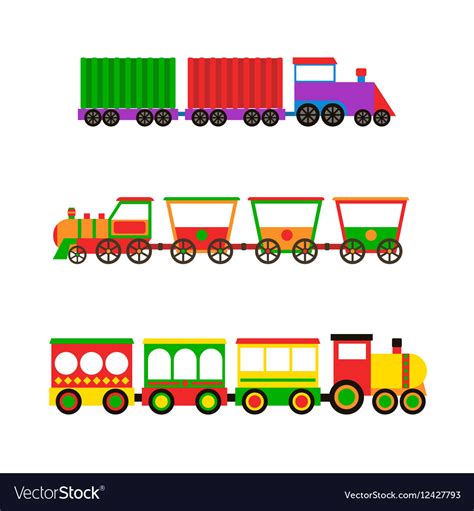 Toy train Royalty Free Vector Image - VectorStock