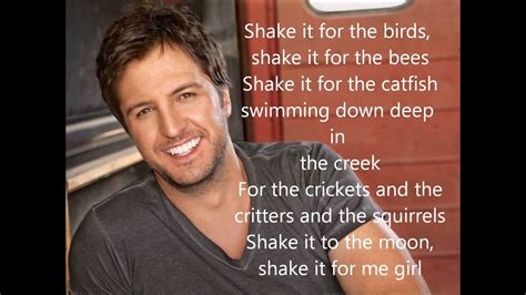 Luke Bryan- Country Girl (Shake It For Me) Lyrics - YouTube