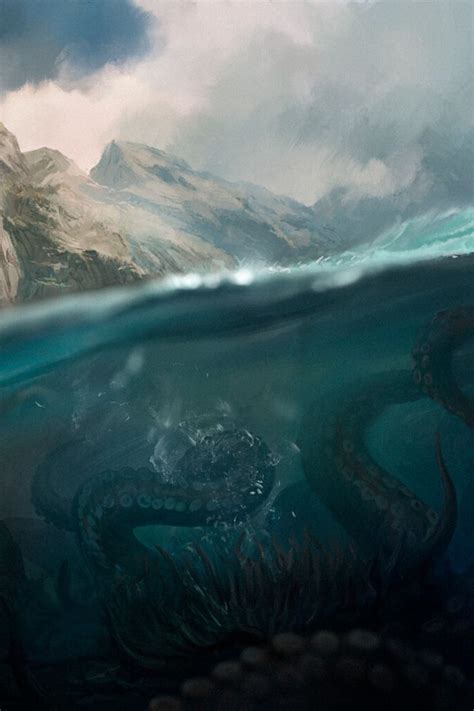 Between Scylla and Charybdis by Vella Ri | Concept art, Landscape, In ...