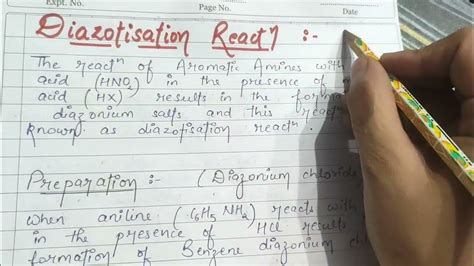 Diazotisation reaction l Preparation, Mechanism, Properties #important #organicchemistry #bsc # ...