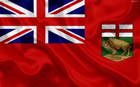 Flag of Manitoba, Canada province, Manitoba, silk flag, Canadian ...