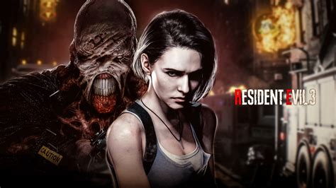 Wallpaper Of Jill Valentine, Nemesis, Resident Evil - Jill Valentine Resident Evil 3 Remake ...