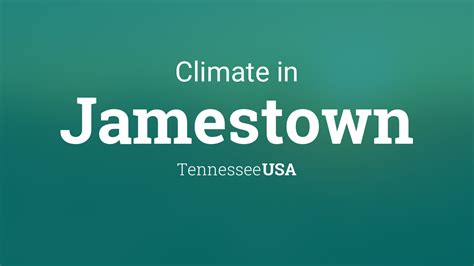 Climate & Weather Averages in Jamestown, Tennessee, USA