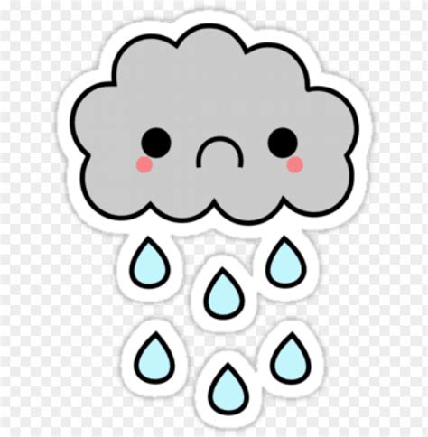 Free download | HD PNG cartoon sad rain cloud PNG transparent with Clear Background ID 80899 ...