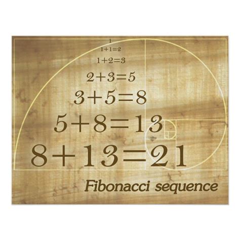 Fibonacci Sequence Poster | Zazzle.com in 2021 | Fibonacci sequence, Fibonacci, Personalized prints