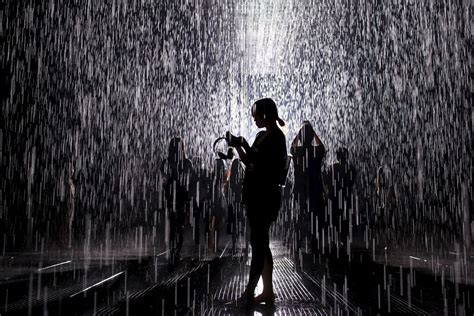 Stunning Rain Room installation at Shanghai’s Yuz Museum brings audience and environment closer ...