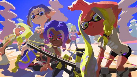 Nintendo shares new artwork of Splatoon 3 while they continue development of the game - Final Weapon