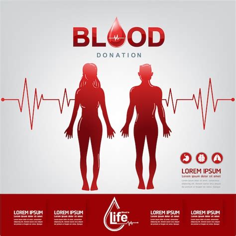 Premium Vector | Blood donation vector concept