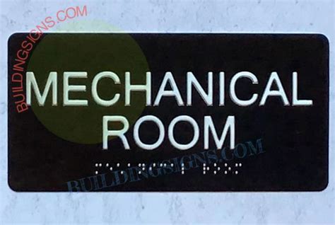 Mechanical Room Sign | HPD SIGNS - THE OFFICIAL STORE