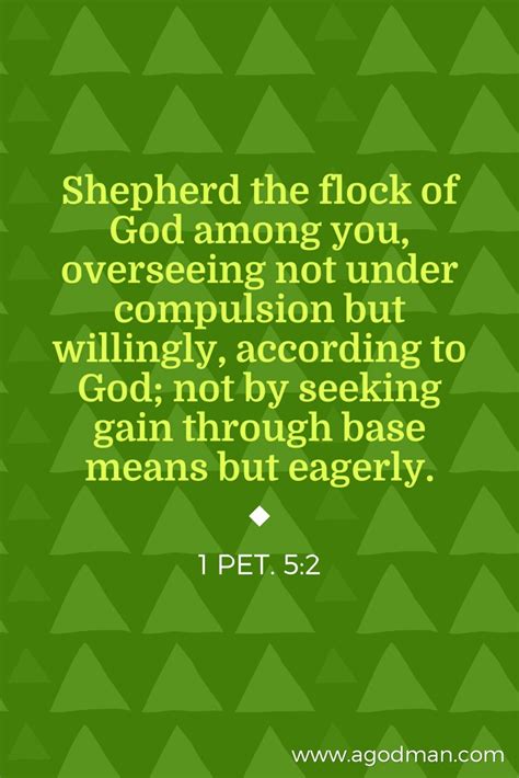 Learning to Shepherd others according to God's Desire out of Love for the Lord