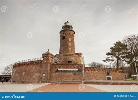 Lighthouse in Kolobrzeg - Poland. Stock Photo - Image of polish, europe ...