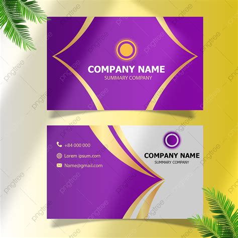 Luxury Purple Business Card Template Template Download on Pngtree