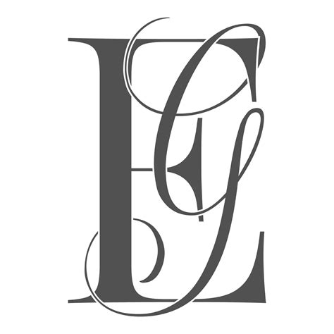 eg ,ge, monogram logo. Calligraphic signature icon. Wedding Logo Monogram. modern monogram ...