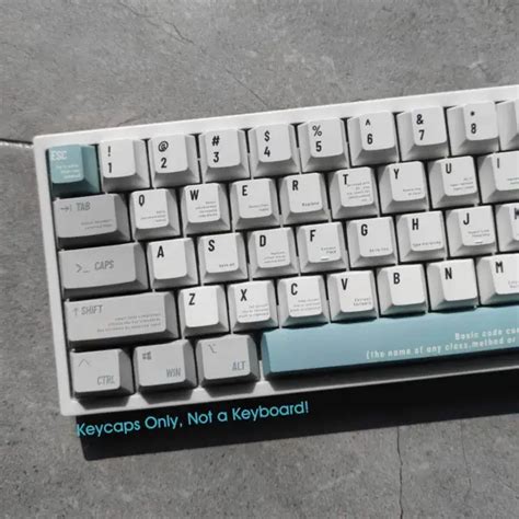 PBT KEYCAP SET Programmer Dye Sublimation Cherry Profile for Mechanical Keyboard $23.99 - PicClick