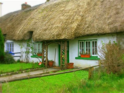 Happy St. Patrick's Day!!! | Ireland cottage, Irish cottage, Thatched cottage