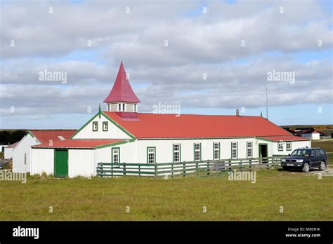 Village Hall, Goose Green Stock Photo - Alamy