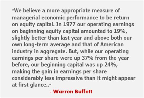 Warren Buffett's Letter to Shareholders [1977] - GETMONEYRICH