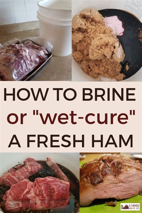 Home cured ham: how to brine a ham - A Farmish Kind of Life | Recipe | Cured meat recipes ...