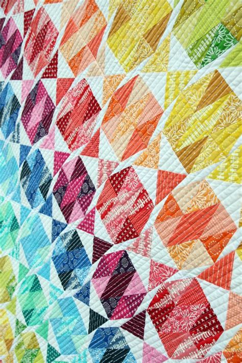 10+ Fabulous Rainbow Quilt Patterns - Sew What, Alicia?