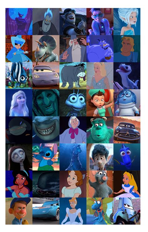 Can You Identify These Blue Disney Characters?