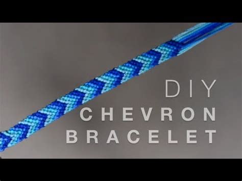 DIY Chevron Friendship Bracelet - YouTube