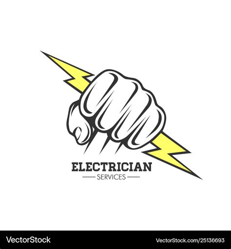 Hand Holding Lightning Bolt Clipart