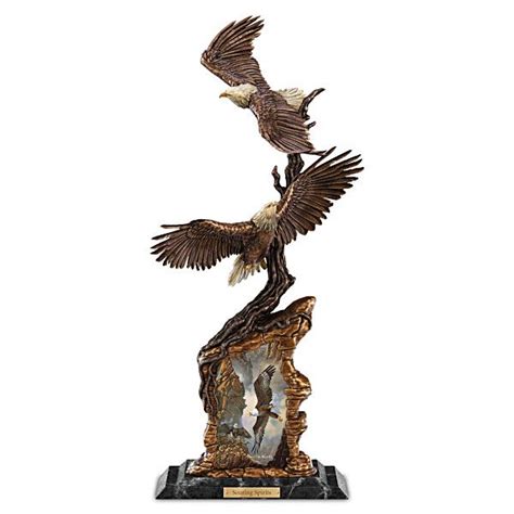 Ted Blaylock "Soaring Spirits" Illuminated Eagle Sculpture