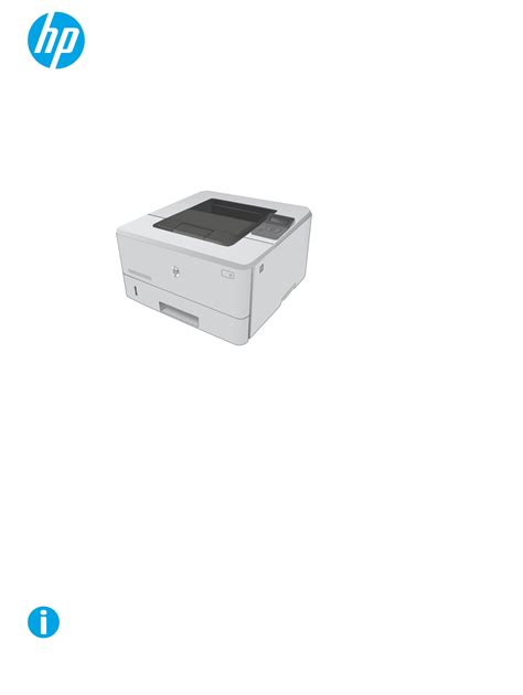 User manual HP LaserJet Pro M402dw (English - 124 pages)