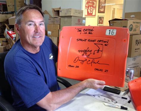 Dwight Clark Autographed Candlestick Park Seatback | Sports Memorabilia!