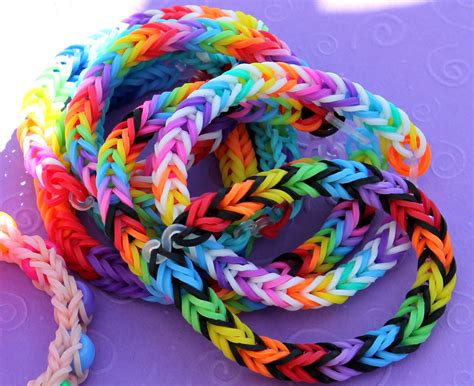 Rainbow Bracelets Colorful Friendship Bracelet Pride | Etsy | Rainbow loom bracelets, Rainbow ...