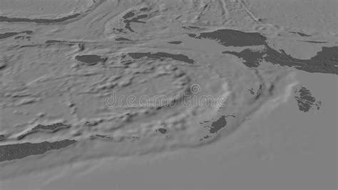 Maluku Extruded. Indonesia. Stereographic Relief Map Stock Footage - Video of glow, planet ...