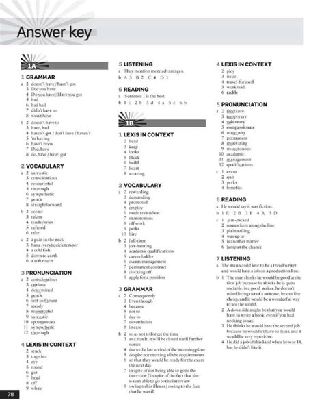 English File 4th Ed Upper-Intermediate Workbook Keys PDF, 41% OFF