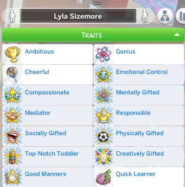 I am so proud of my sim! She was a top-notch toddler, completed all of ...