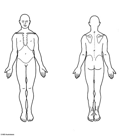 Body chart - Weymouth Physiotherapy